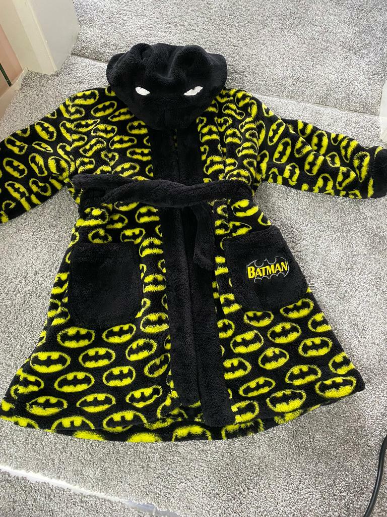 boys batman dressing gown